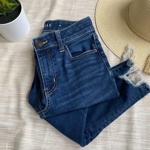 American Eagle hi rise jegging crop
